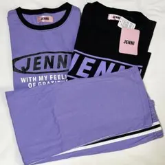 新品 JENNI パジャマ 女の子 150 綿100 薄手 長袖 半袖 小学生