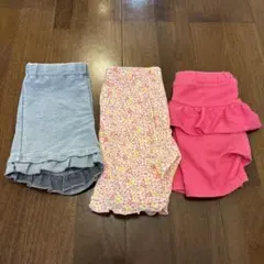 【3点まとめ売り】80サイズ パンツセット プティマイン ユニクロ 西松屋