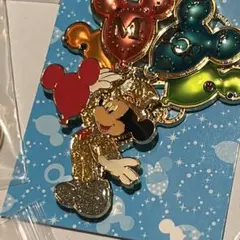 Disney 30周年記念チャームミニーおまけ香港ディズニー限定キーホルダー