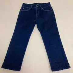 INGEBORG デニムパンツ レース装飾 インディゴのサムネイル