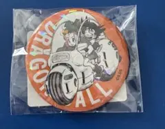 ドラゴンボール　オールスター缶バッジ　孫悟空&ブルマ