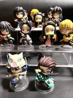 鬼滅の刃　ちまっきゃら　ちびキュン　フィギュア　義勇　しのぶ　伊之助　善逸