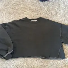 MOUSSY クロップドスウェット FREEサイズ