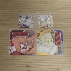 ヒロアカ　原画展　エンデヴァー　ホークス　アトコ　スクエアステッカー