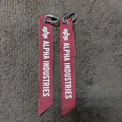 ALPHA INDUSTRIES 赤タグ　赤リボン