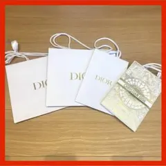 【匿名配送】Dior ディオール 紙袋 4枚セット ショッパー【まとめ売り】