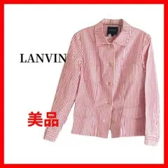 LANVIN　ランバン　ストライプ柄　シャツジャケット　B1135のサムネイル
