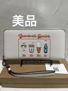 ✨️美品✨️COACH Boardwalk Specials 長財布 ホワイト