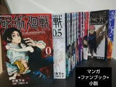 呪術廻戦マンガ+ファンブック+小説１３冊まとめ売り