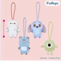 ディズニー＆ピクサーキャラクター ミルキーボアプチマスコット 全4種