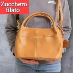 新品　ズッケロ　牛革　ショルダー　バッグ 鞄　レディース　2way ハンドバッグ