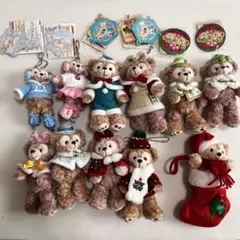 ダッフィー　シェリーメイ　クリスマス詰め合わせ　白タグ