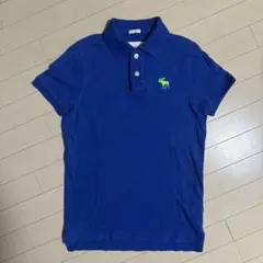 Abercrombie & Fitch アバクロ ポロシャツ ユニセックス 青