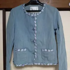 ピンクハウス 2022年 裾イチゴ刺繍モチーフ付きデニムG ジャン - メルカリ