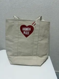 Human Made ハートロゴ トートバッグミニ キャンバス ナチュラル 人気