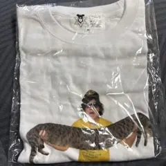 関暁夫No.3 フォトプリント Tシャツ ホワイト M