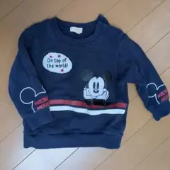 ミッキーマウス トレーナー 90サイズ綿100％