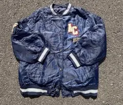 久*郎様 入手困難　90s 00s ヴィンテージ ナイロンスタジャン ブルー 古