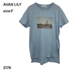 AVAN LILY アヴァンリリィ　シャツ　トップス　半袖　FREE おしゃれのサムネイル