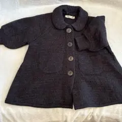SOOR PLOOM ニットコートブラウン 10Y