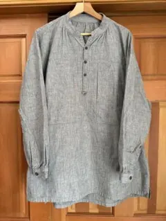 ポータークラシック STAND COLLAR LONG SMOCK SHIRTのサムネイル