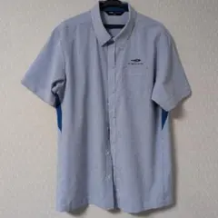 （ほぼ新品）TIGORA ストライプ 半袖シャツ LL