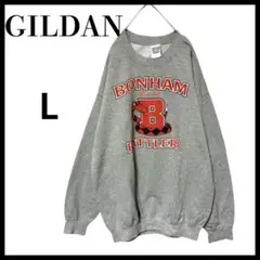 GILDAN ギルダン メキシコ製BONHAM スウェット グレー L
