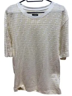 FENDI FFロゴ エンボス Tシャツ ホワイト Sのサムネイル