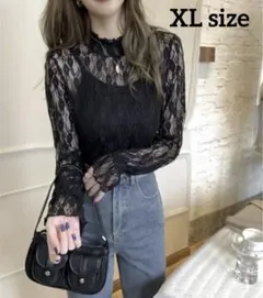 レディース シースルー トップス シャツ 長袖 シアーブラウス カジュアル 花柄
