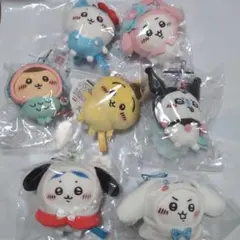 ちいかわ サンリオコラボ ぷちミニマスコット 7種 コンプリートセット