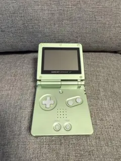 ゲームボーイアドバンスSP パールグリーン 充電器付き【ジャンク品】