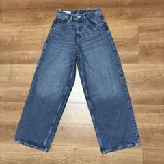 ZARA バギーフィットデニムパンツ　EU34 (JP28) | ブルーのサムネイル