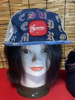 Supreme ネイビー メッシュキャップ