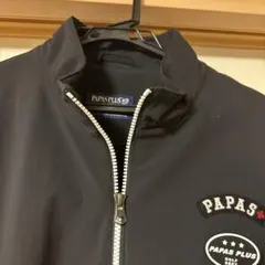 Papas Plus ゴルフジャケット 86 ダークグレー PAPAS PLUS 86 グレー ナイロンジャケット - メルカリ