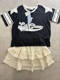 ✓新品 140上下セット 女の子 コーデ セットアップ