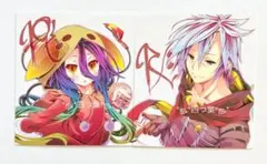 劇場版 ノーゲーム ノーライフ 入場者特典 サイン入り色紙 リク シュヴィ