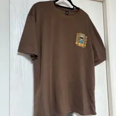 ブラウン Tシャツ キャラクターグラフィック