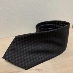 RETAISHE ブラウン　市松模様　ネクタイ　メンズ　フォーマル