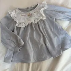 バースデイ　コトリ　レースと刺繍のトップス トレーナー 95 女の子　保育園着
