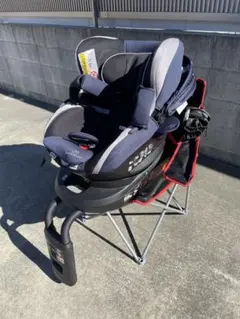 エールべべ チャイルドシート ISOFIX クルット3iグランス2 ネイビー