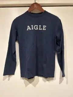 【AIGLE】長袖Tシャツ S ネイビー