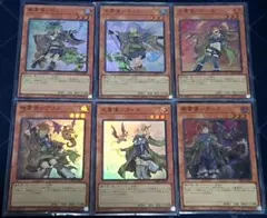 遊戯王 霊使い DK01 スターチップ 絵違い スーパーレア 6種セット