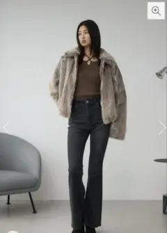 ジップアップファーコートのサムネイル