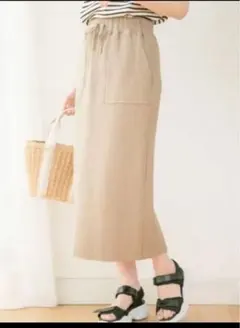 新品未使用【春夏グローバルワーク⭐︎ロングタイトスカート】