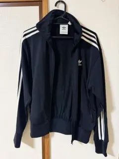 adidas 3本ライン ジップアップジャケット XS 黒