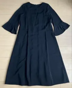 Flolia/フロリア　マタニティ　フォーマル　ロングワンピース　授乳口付き 黒