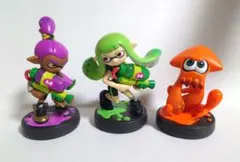 amiibo スプラトゥーン 限定色 ボーイ ガール イカ