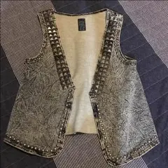 ZARA スタッズベスト