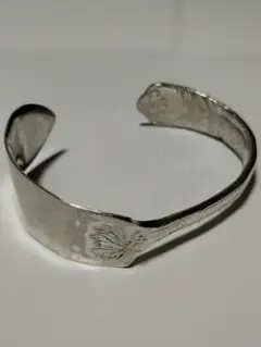 バターナイフバングル　17cm　ニッケルシルバーのサムネイル