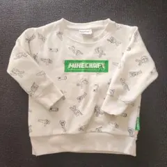 MINECRAFT トレーナー 110サイズ ホワイト